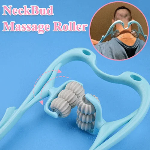 Therapy Neck and Shoulder Dual Trigger Point Roller Self-Massage Tool
