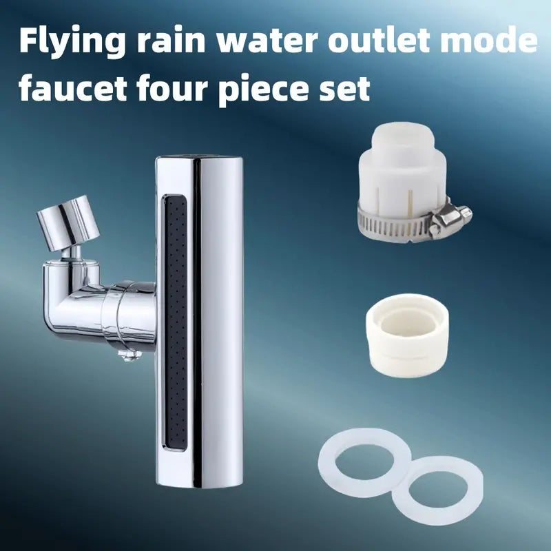 360° Rotation Universal Four-speed Fly Rain Waterfall Kitchen Faucet