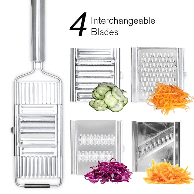 Multi Purpose Portable Stainless Steel Vegetable Slicer Cuts